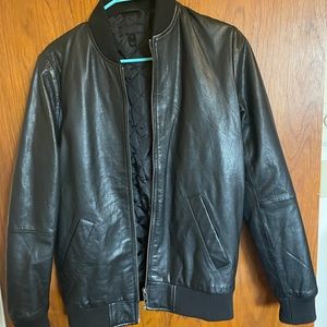 ASOS black leather jacket